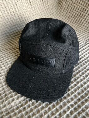 FARMFRESH Black Five-Panel Cap